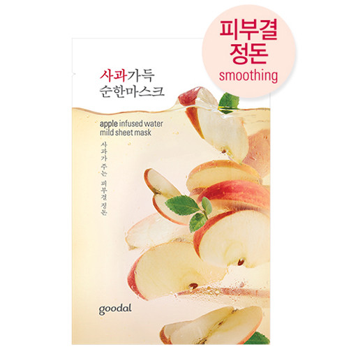 Увлажняющая тканевая маска с экстрактом яблока, Goodal, Apple Infused Water Mild Sheet Mask купить в Украине Увлажняющая тканевая маска с экстрактом яблока, Goodal, Apple Infused Water Mild Sheet Mask купить в Украине
