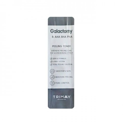 Пілінг-тонер з AHA-BHA-PHA кислотами Trimay Galactomy & AHA-BHA-PHA Peeling Toner 1 мл (пробник) купити в Україні