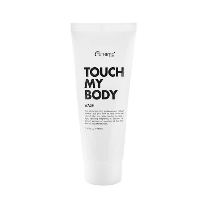 Гель для душа на основі козячого молока, Esthetic House, Touch My Body Goat Milk Body Wash, 100 мл купити в Україні Гель для душа на основі козячого молока, Esthetic House, Touch My Body Goat Milk Body Wash, 100 мл купити в Україні