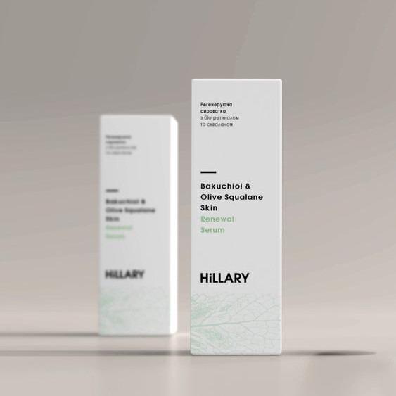 Регенеруюча сироватка з біо-ретинолом та скваланом Hillary Bakuchiol & Olive Squalane Skin Renewal Serum 30 мл купити в Україні 4