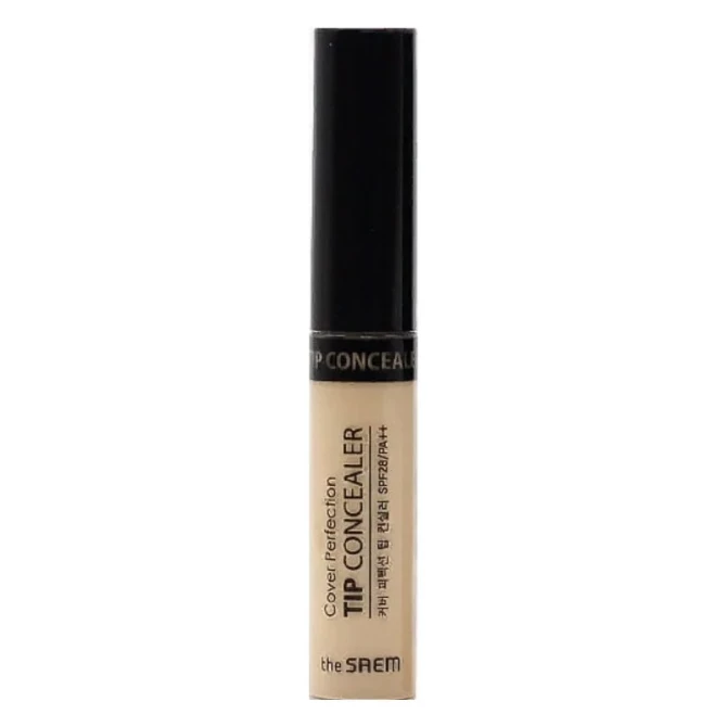 Стойкий консилер, THE SAEM, Cover Perfection Tip Concealer, #0.5 Ice Beige, 6,5 г купить в Украине Стойкий консилер, THE SAEM, Cover Perfection Tip Concealer, #0.5 Ice Beige, 6,5 г купить в Украине