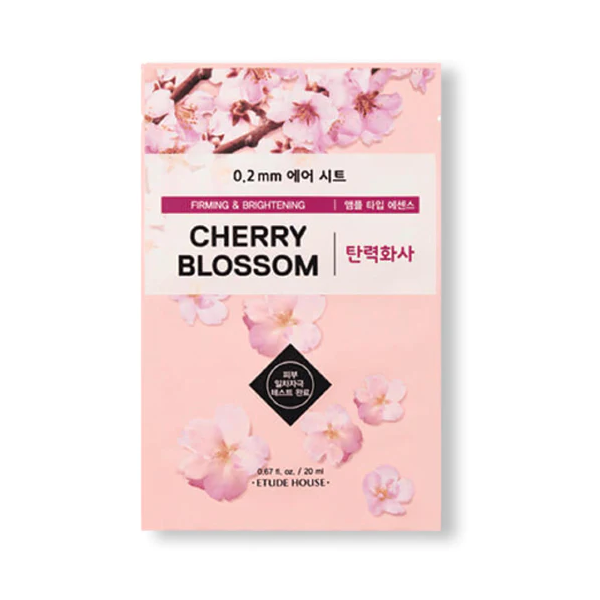 Ультратонка тканинна маска з сакурою ETUDE HOUSE Therapy Air Mask Cherry Blossom купити в Україні