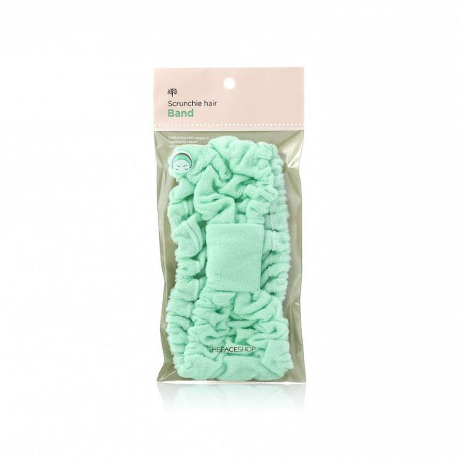 Повязка для волос салатовая The Face Shop Daily Scruchie Hair Band купить в Украине 2