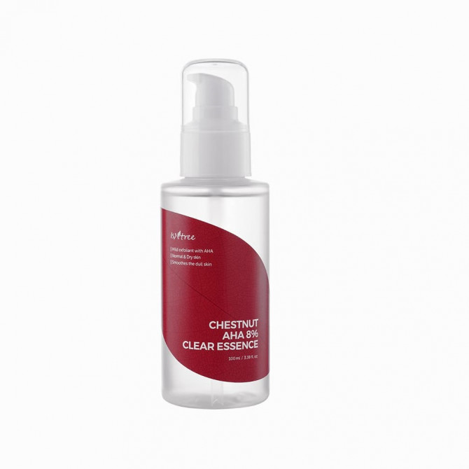 Відлущуюча есенція з AHA-кислотами ISNTREE Clear Skin 8% AHA Essence 100 мл купити в Україні