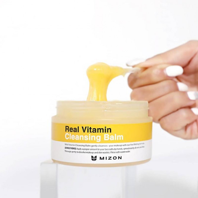 Очищуючий вітамінний бальзам MIZON Real Vitamin Cleansing Balm 100 мл купити в Україні 2