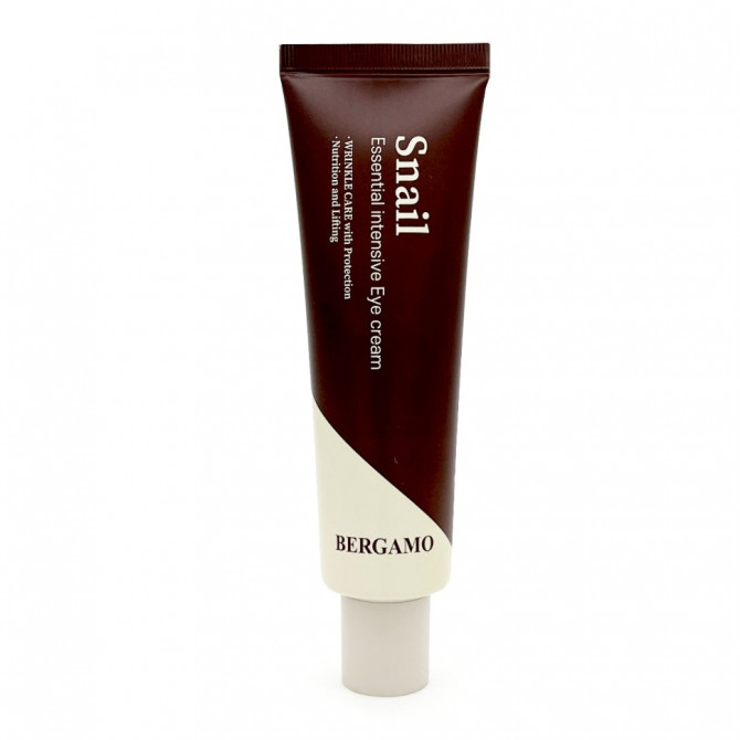 Інтенсивний крем для повік з муцином равлики BERGAMO Essential Intensive Eye Cream Snail 100 г купити в Україні 2