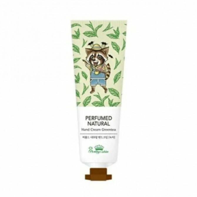 Парфюмированный крем для рук с зеленым чаем, Pretty Skin, Perfumed Natural Hand Cream Green Tea, 30 мл купить в Украине Парфюмированный крем для рук с зеленым чаем, Pretty Skin, Perfumed Natural Hand Cream Green Tea, 30 мл купить в Украине
