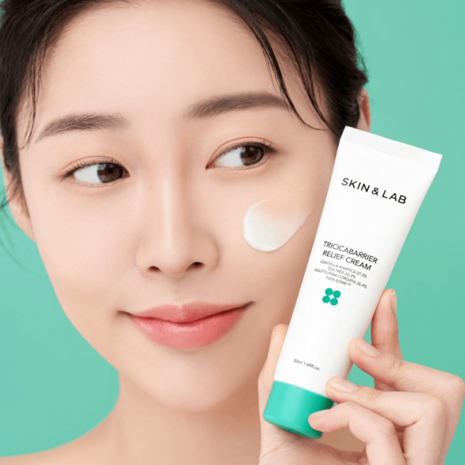 Заспокійливий крем з центеллою SKIN&LAB Tricicabarrier Relief Cream 50 мл купити в Україні 4