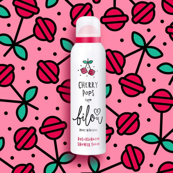 Пенка для душа Ягодные леденцы Bilou Cherry Pops 200 мл купить в Украине 3
