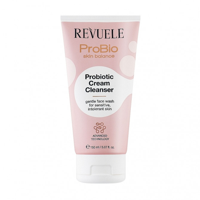Очищаючий крем для вмивання з пробіотиками Revuele Probio Skin Balance Probiotic Cream Cleanser 150 мл купити в Україні