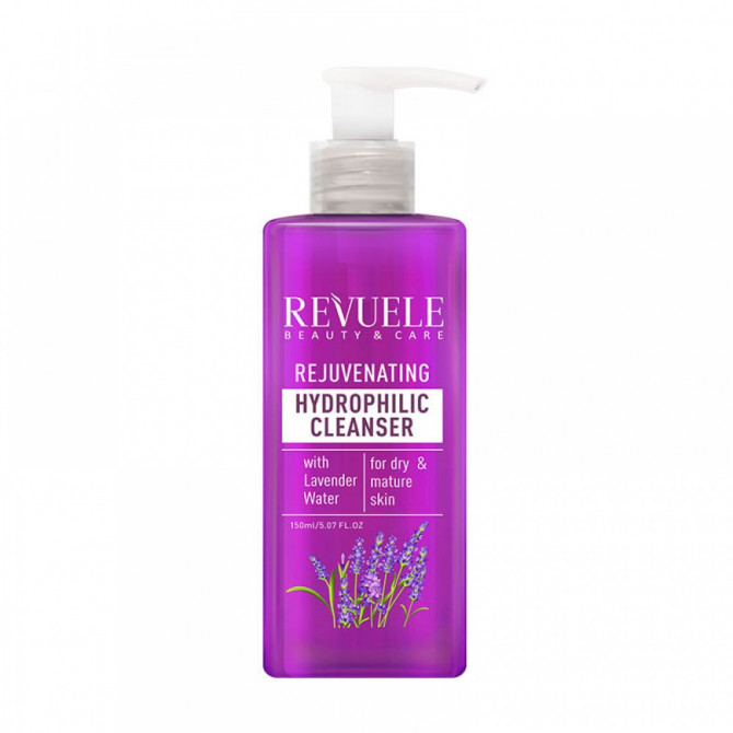 Гідрофільний гель для вмивання з лавандовою водою Revuele Rejuvenating Hydrophilic Cleanser With Lavender Water 150 мл купити в Україні