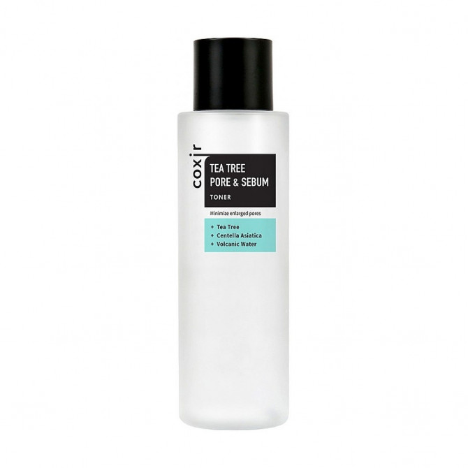 Тонер для жирної шкіри з екстрактом чайного дерева Coxir Tea Tree Pore & Sebum Toner 150 мл купити в Україні