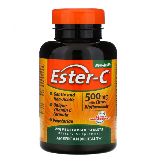 Естер-С American Health Ester-C 500 мг 225 вегетаріанських таблеток купити в Україні