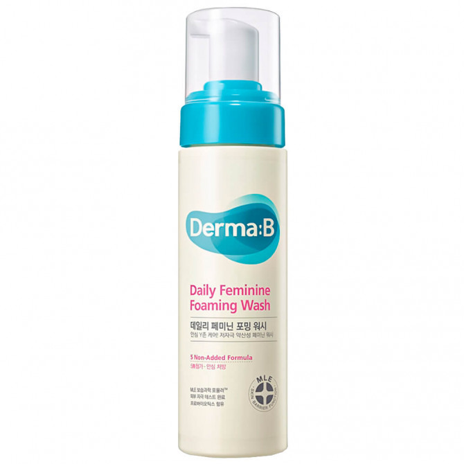 Пенка для интимной гигиены с растительными экстрактами Derma-B Daily Feminine Foaming Wash 200 мл купить в Украине