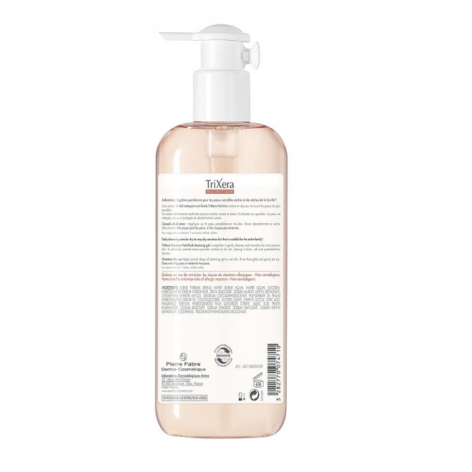 Очищаючий гель для обличчя та тіла Avene Trixera Nutrition Nettoyant Nutri-Fluide 400 мл купити в Україні 2