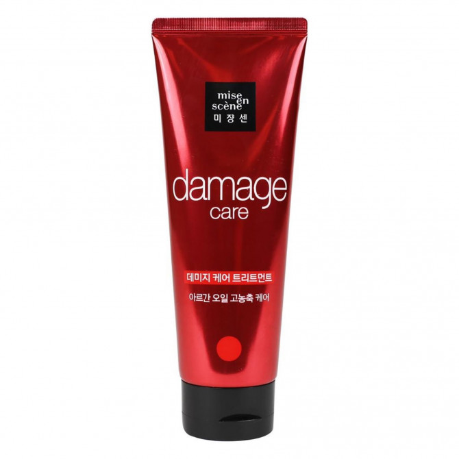 Восстанавливающая маска для поврежденных и окрашенных волос MISEENSCENE Damage Care Treatment 180 мл купить в Украине