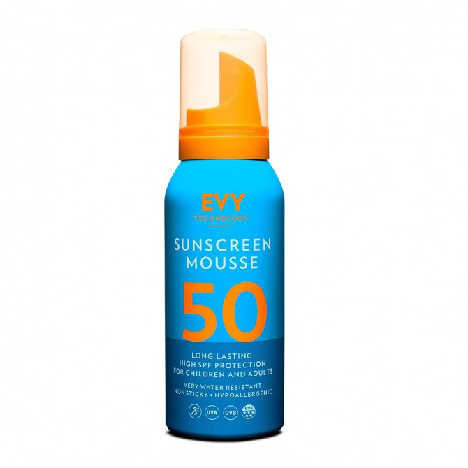 Солнцезащитный мусс для тела EVY Technology Sunscreen Mousse SPF 50 100 мл купить в Украине