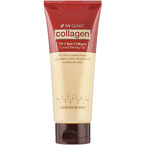 Пилинг-гель с коллагеном, 3W CLINIC, Collagen Crystal Peeling Gel, 180 мл купить в Украине Пилинг-гель с коллагеном, 3W CLINIC, Collagen Crystal Peeling Gel, 180 мл купить в Украине