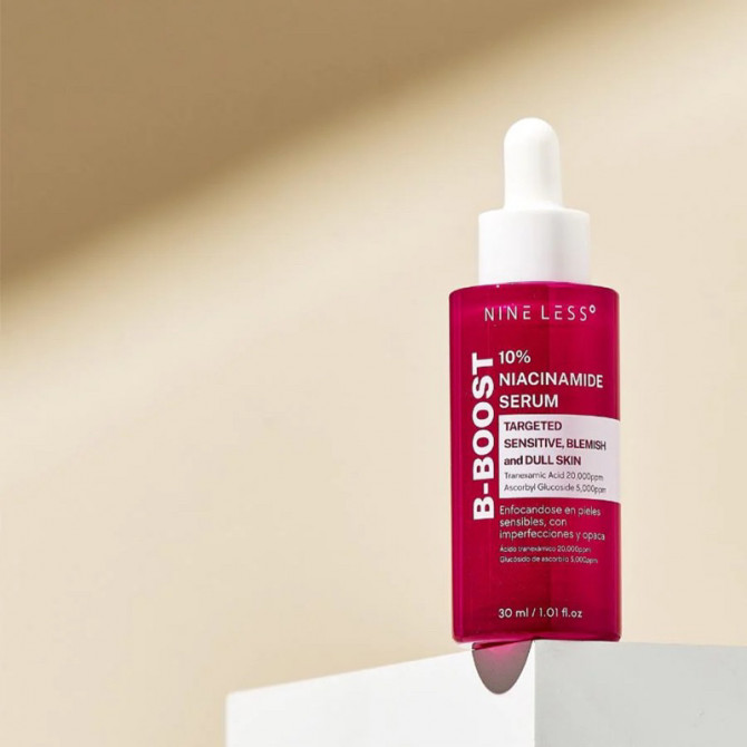 Осветляющая сыворотка с ниацинамидом NINE LESS B-Boost 10% Niacinamide Serum 2 мл купить в Украине 2
