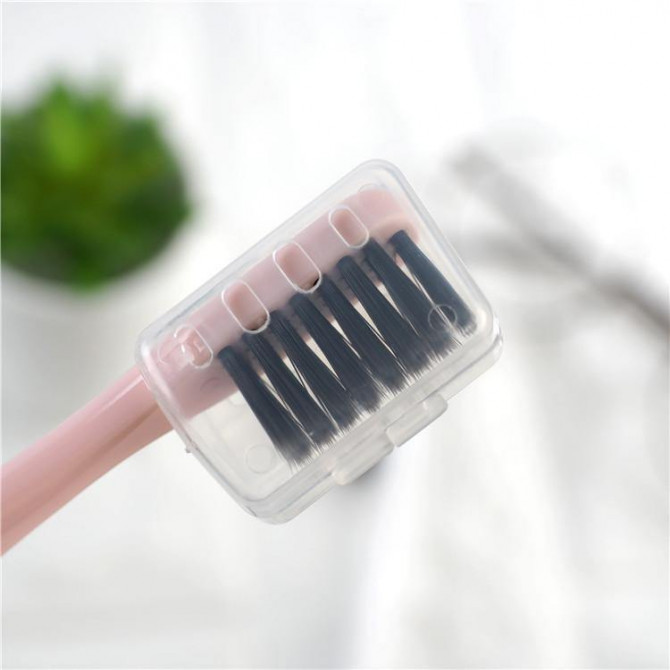 Зубная щетка розовая VT Cosmetics Think Your Teeth Toothbrush купить в Украине 2