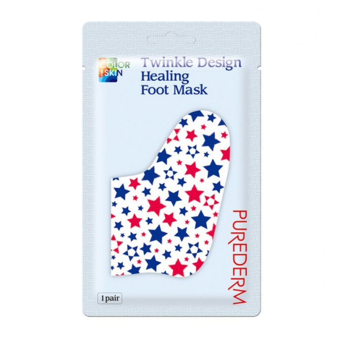 Маска-шкарпетки для ніг PUREDERM Twinkle Design Healing Foot Mask купити в Україні