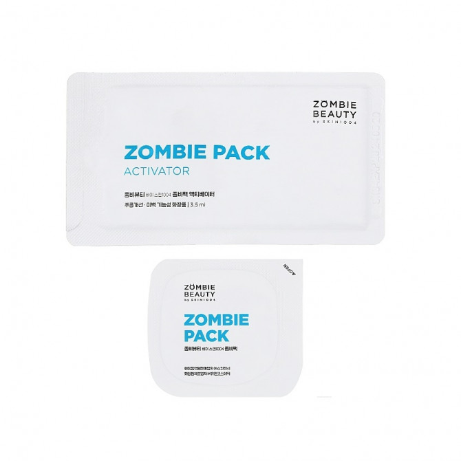Интенсивно увлажняющий комплекс с центеллой ZOMBIE BEAUTY Zombie Pack & Activator купить в Украине