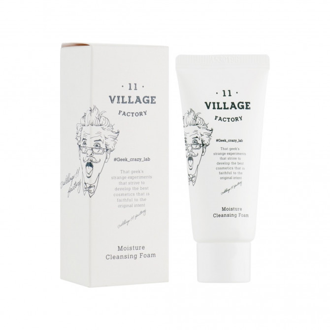 Зволожуюча пінка що очищає для вмивання Village 11 Factory Moisture Cleansing Foam 30 мл купити в Україні