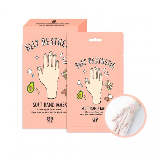 Смягчающая тканевая маска для рук G9SKIN Self Aesthetic Soft Hand Mask купить в Украине 2