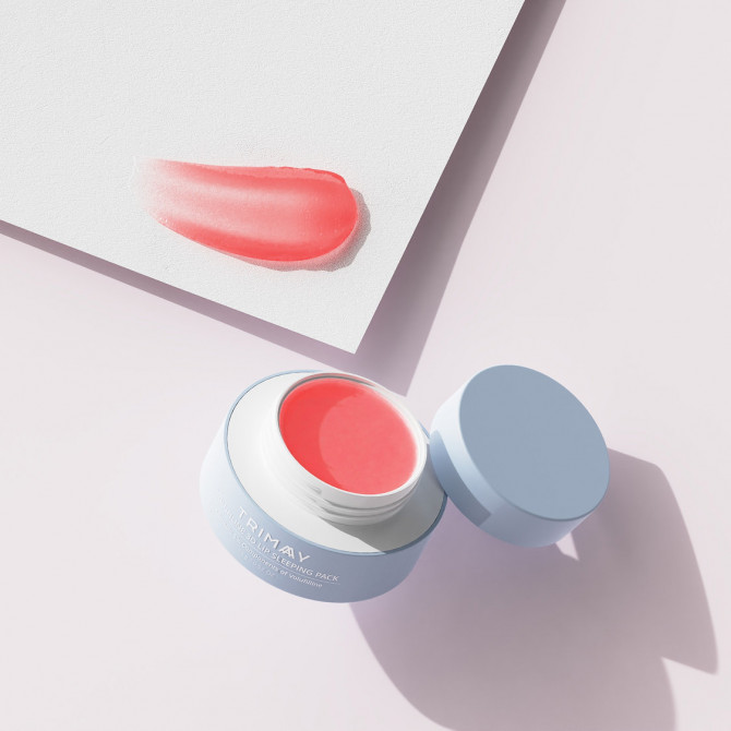 Нічна маска для губ на основі ягідних екстрактів TRIMAY Volufiline 3D Lip Sleeping Pack 15 г купити в Україні 4