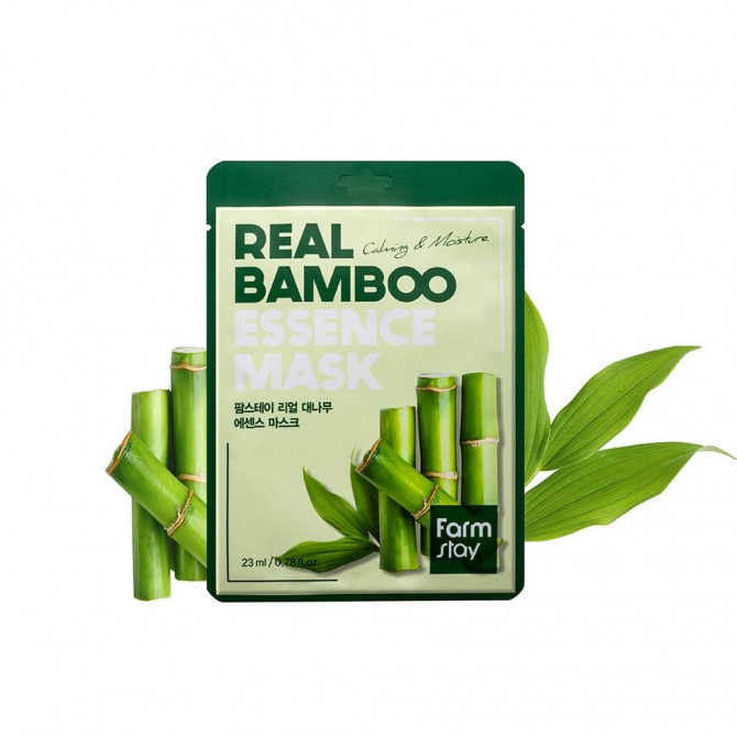 Тканевая маска с экстрактом бамбука, FarmStay, Real Bamboo Essence Mask купить в Украине Тканевая маска с экстрактом бамбука, FarmStay, Real Bamboo Essence Mask купить в Украине