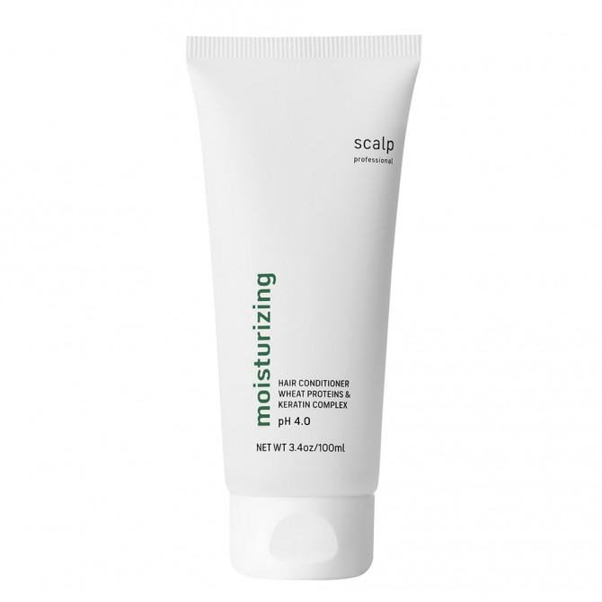 Увлажняющий кондиционер для волос с кератином и протеинами Scalp Moisturizing Hair Conditioner Wheat Proteins & Keratin Complex 100 мл купить в Украине