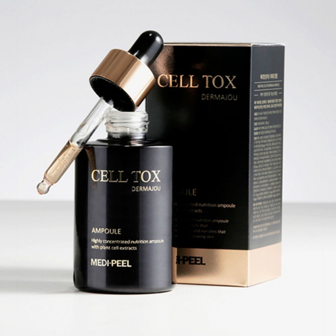 Восстанавливающая ампульная сыворотка со стволовыми клетками MEDI-PEEL Cell Tox Dermajou Ampoule 100 мл купить в Украине 3