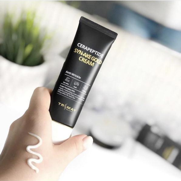 Антивозрастной крем с керамидами и пептидом змеиного яда Trimay Cerapeptide Syn-Ake Gold Cream 50 мл купить в Украине 2