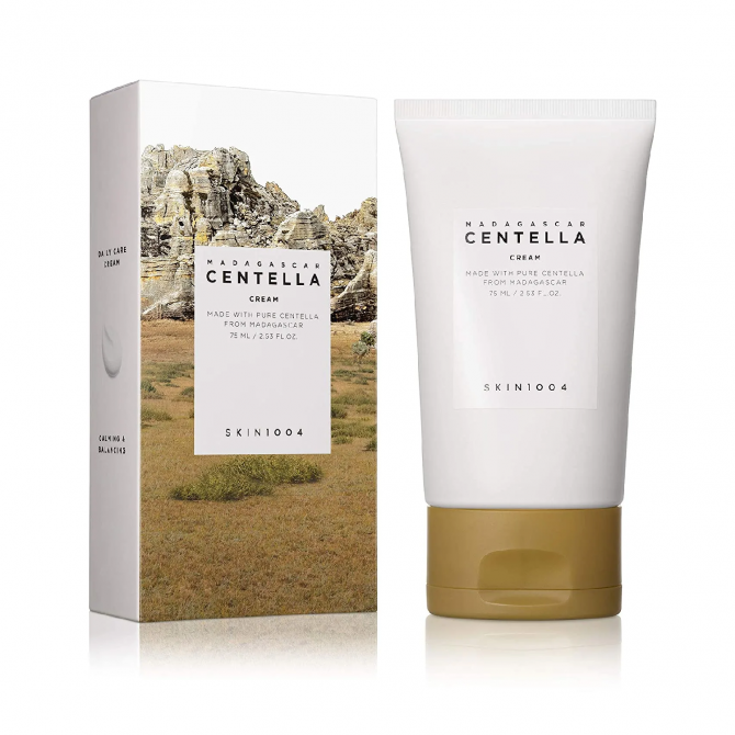 Зволожуючий крем з екстрактом мадагаскарської центели SKIN1004 Madagascar Centella Cream 75 мл купити в Україні 2