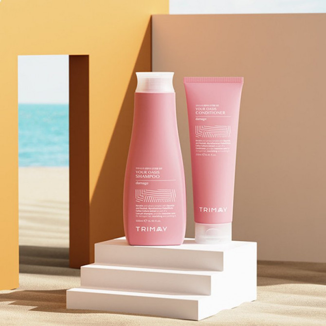 Бессульфатный  кератиновый шампунь Trimay Your Oasis Shampoo 500 мл купить в Украине 2