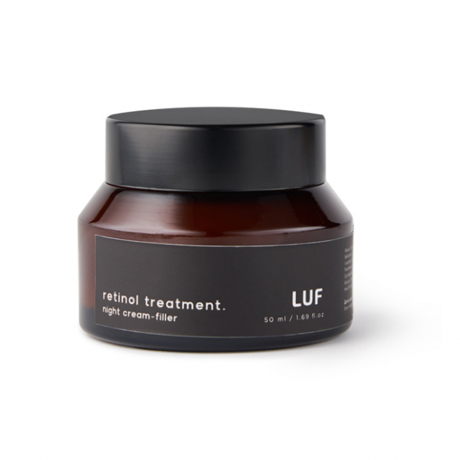 Антивіковий нічний крем-філер з ретинолом та пептидами LUF Retinol Treatment Night Cream-Filler 50 мл купити в Україні