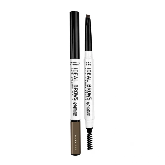 Карандаш для бровей с щеточкой коричневый Colour Intense Ideal Brows Auto Eyebrow Pencil 301 Medium Brown 1 г купить в Украине