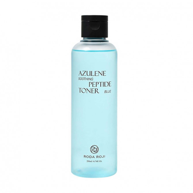 Заспокійливий тонер з азуленом та пептидами Roda Roji Azulene Soothing Peptide Toner 200 мл купити в Україні