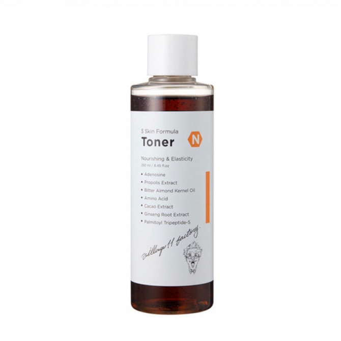 Питательный тонер с экстрактом женьшеня Village 11 Factory N Skin Formula Toner 250 мл купить в Украине