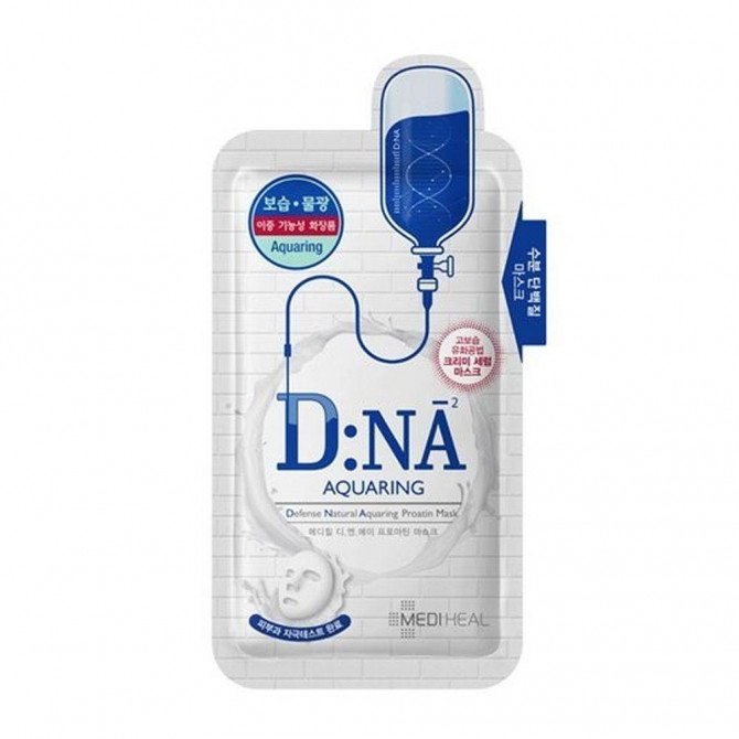 Увлажняющая маска с аминокислотами, MEDIHEAL, D:NA Aquaring Mask купить в Украине Увлажняющая маска с аминокислотами, MEDIHEAL, D:NA Aquaring Mask купить в Украине