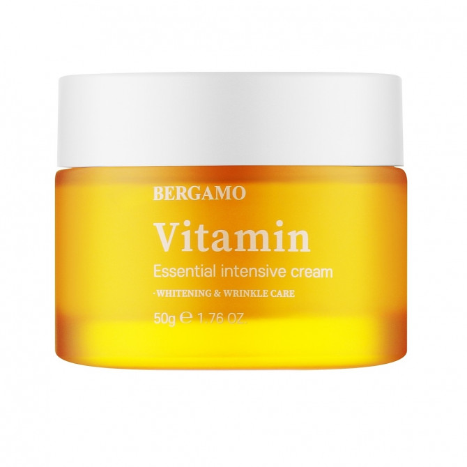 Інтенсивний крем для обличчя з вітамінами BERGAMO Essential Intensive Cream Vitamin 50 г купити в Україні