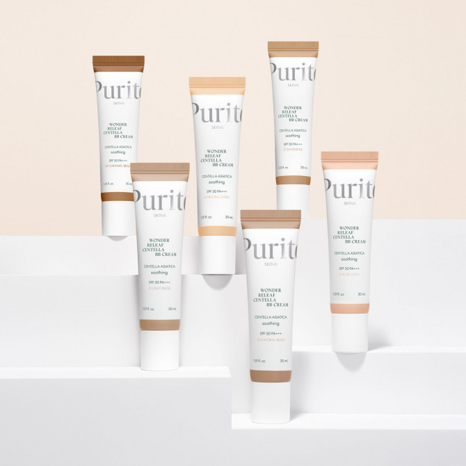 BB-крем із екстрактом центели азійської Purito Seoul Wonder Releaf Centella BB Cream SPF 30 Neutral Ivory #13 30 мл купити в Україні 2
