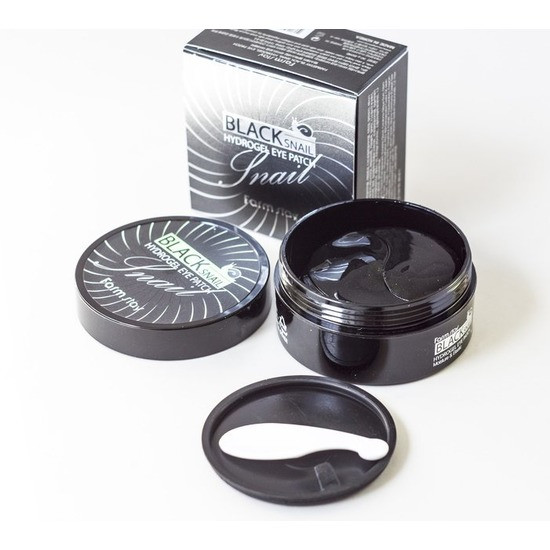 Гідрогелеві патчі з муцином чорного равлика FarmStay Black Snail Hydrogel Eye Patch 60 шт купити в Україні 2