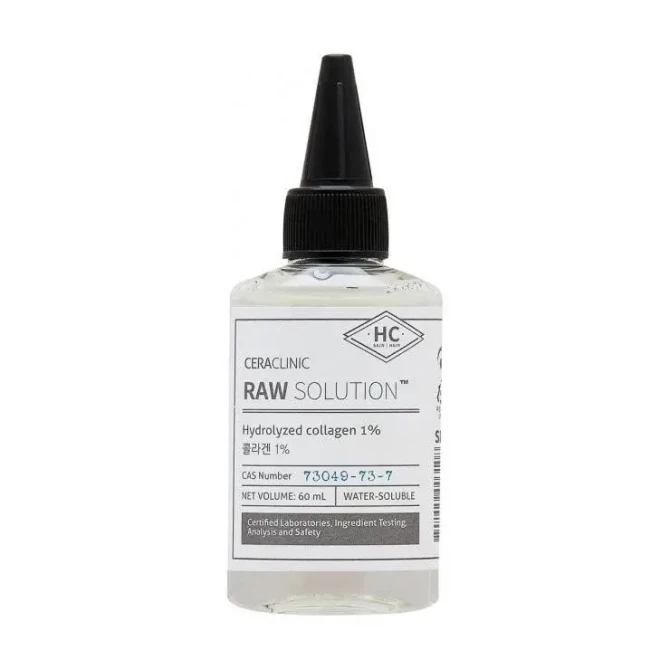 Увлажняющая сыворотка с коллагеном CERACLINIC Raw Solution Hydrolyzed Collagen 1% 60 мл купить в Украине