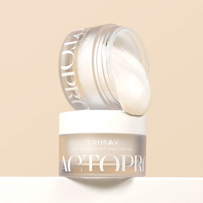 Крем с лактобактериями для укрепления биома кожи Trimay Lactopro Biome Daily Cream 1 мл (пробник) купити в Україні 2