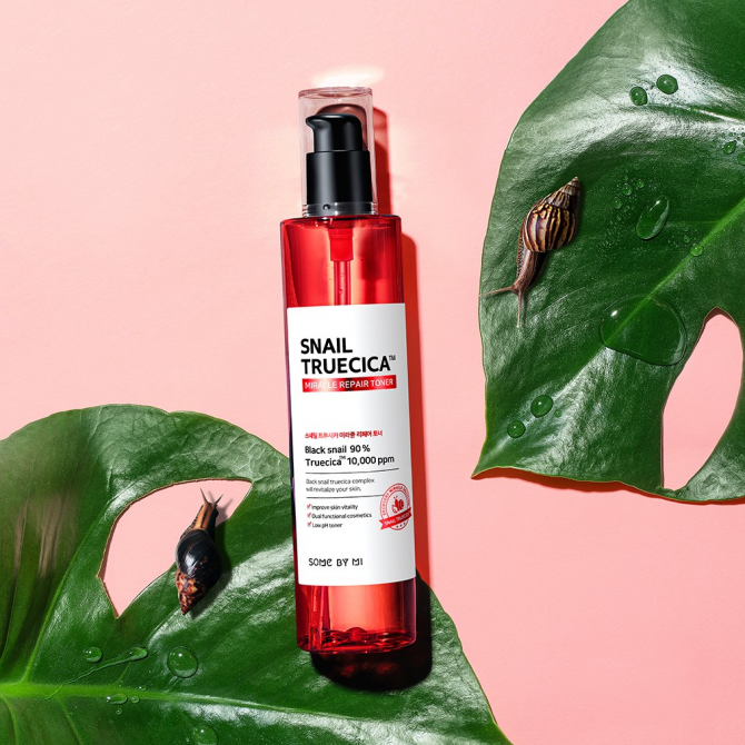 Восстанавливающий тонер с муцином улитки SOME BY MI Snail Truecica Miracle Repair Toner 135 мл купить в Украине 2