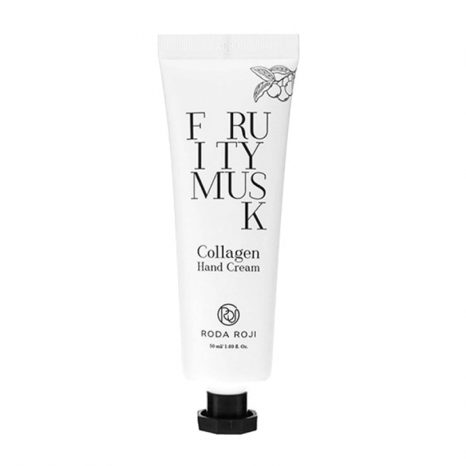 Крем для рук с коллагеном с фруктовым ароматом Roda Roji Fruity Musk Collagen Hand Cream 50 мл купить в Украине