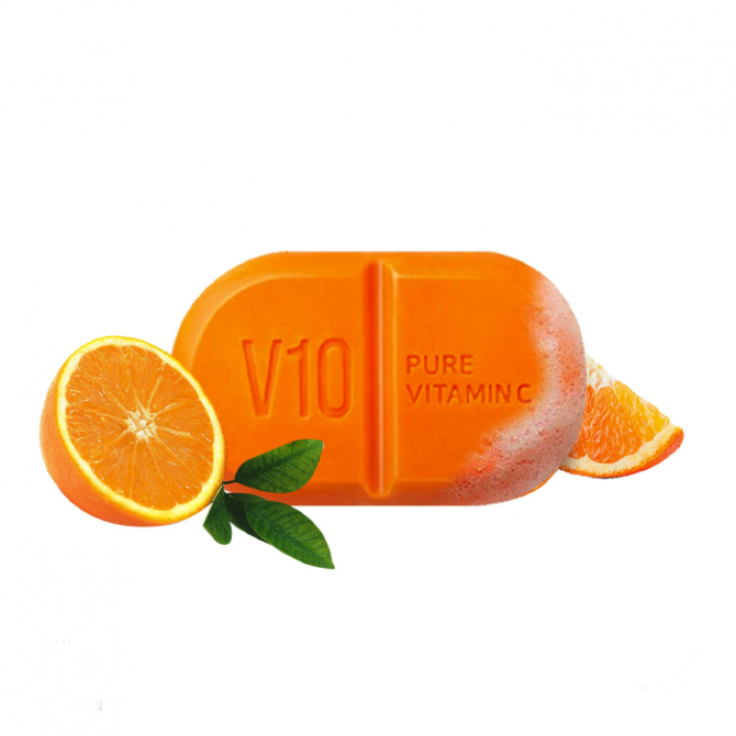 Мыло с эффектом осветления с витамином С, SOME BY MI, Pure Vitamin C V10 Cleansging Bar, 106 г купить в Украине Мыло с эффектом осветления с витамином С, SOME BY MI, Pure Vitamin C V10 Cleansging Bar, 106 г купить в Украине