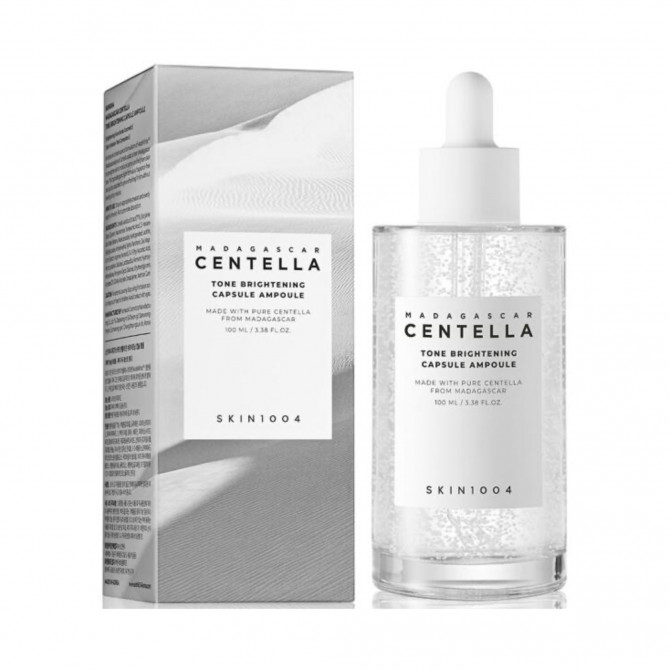 Сироватка з центелою і ніацинамідом SKIN1004 Madagascar Centella Tone Brightening Capsule Ampoule 100 мл купити в Україні 4