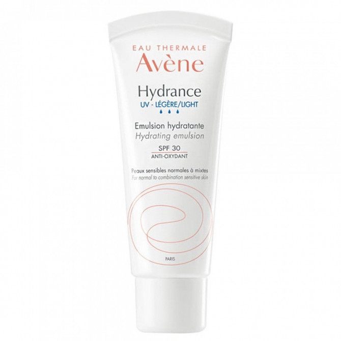 Зволожуюча сонцезахисна емульсія Avene Eau Thermale Hydrance Light Hydrating Emulsion SPF30 40 мл купити в Україні